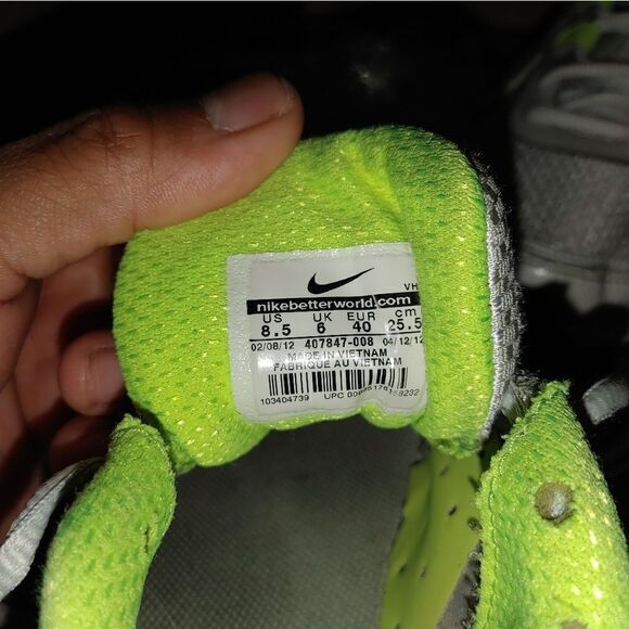 Nike women's Dual Fusion running shoes sneaker silver size 8.5. 021 - Picture 10 of 12